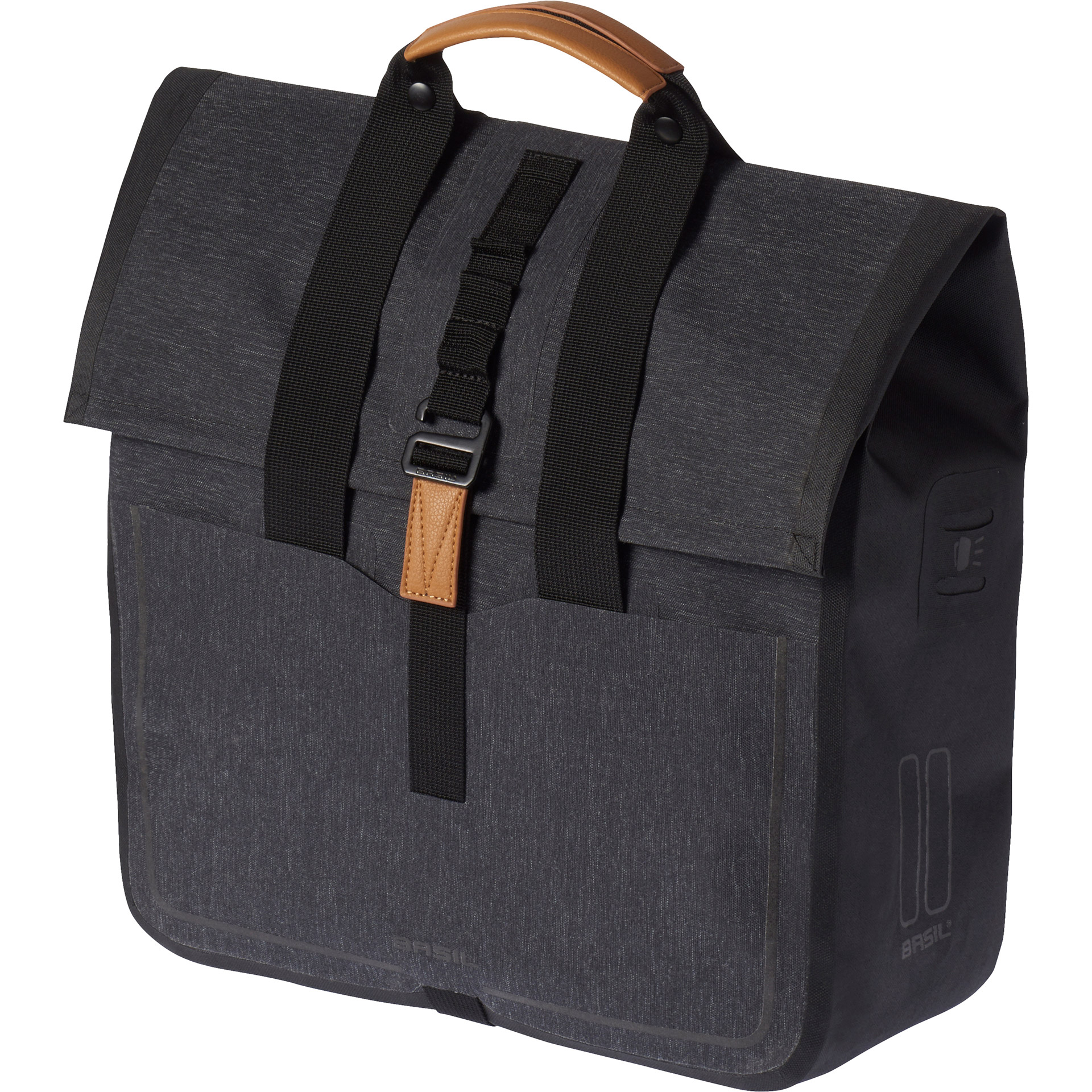 Basil fietsshopper Urban Dry Shopper 25l charcoal melee
