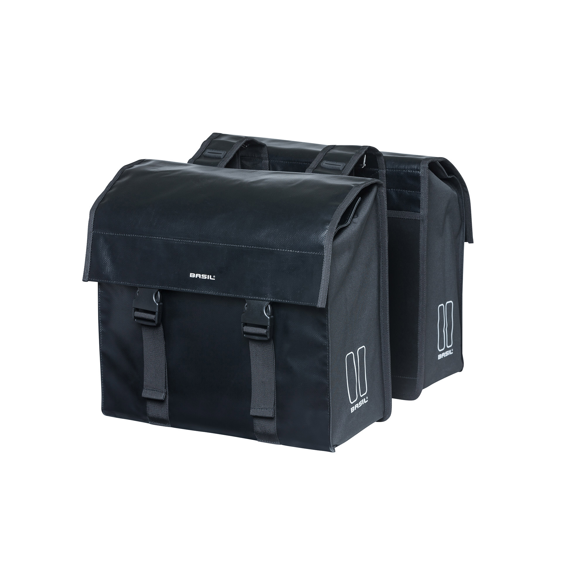 Basil Urban dubbele tas Load 48-53l zwart