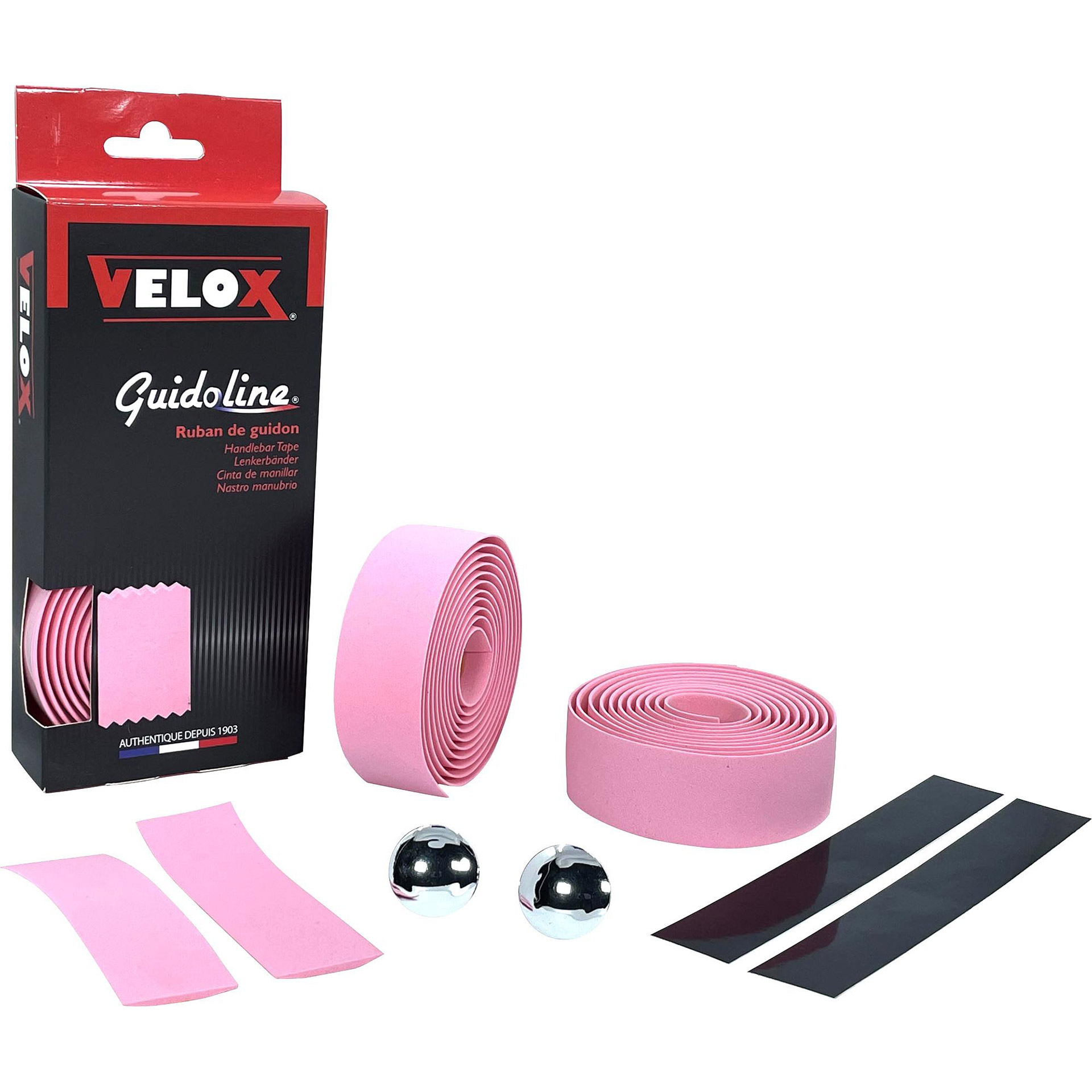 Velox stuurtape Maxi Cork roze (2st)