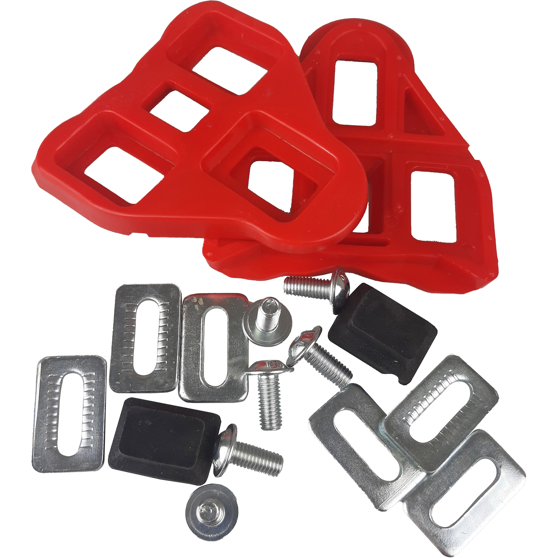 Asista schoenplaatjes Look Delta rood 9˚