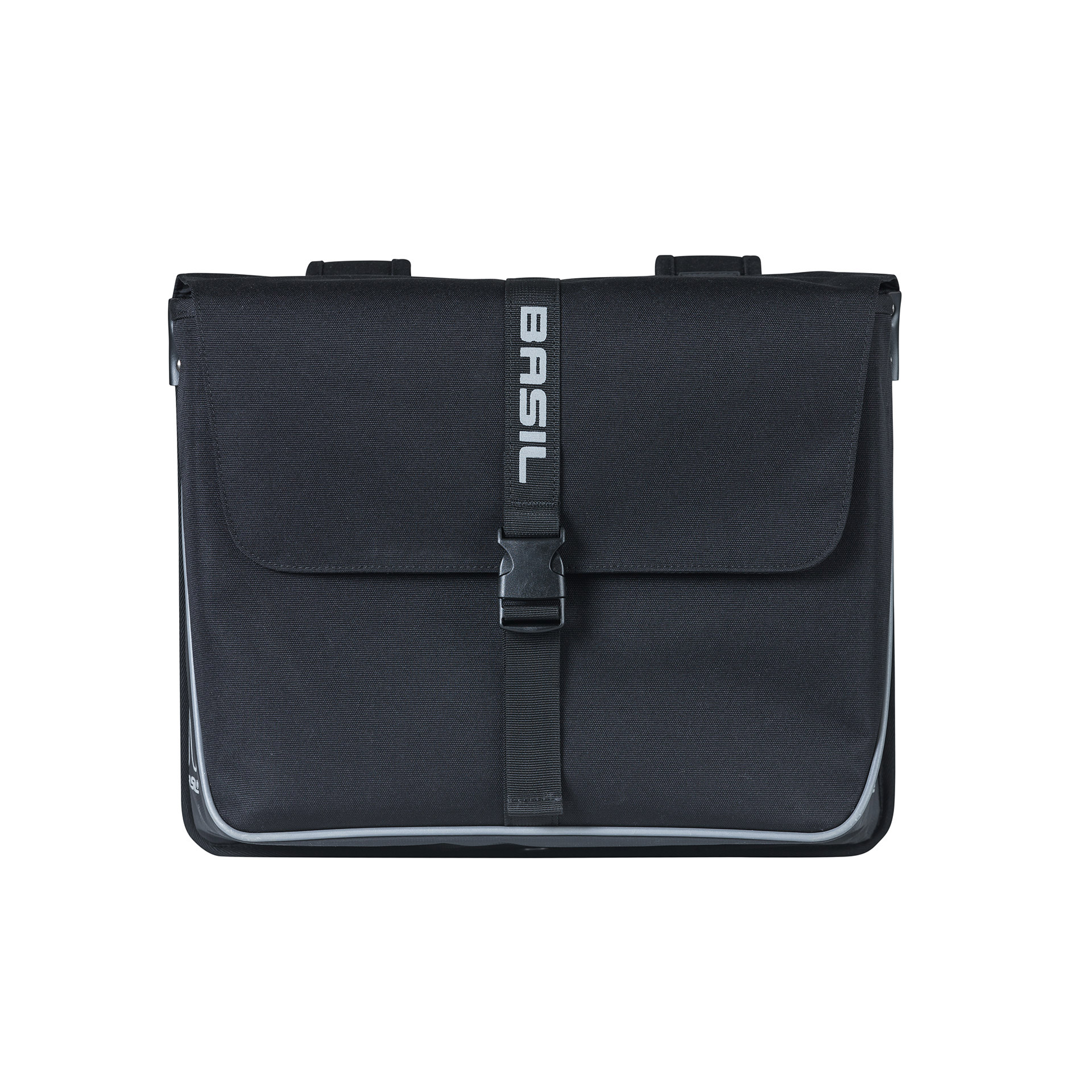 Basil dubbele tas Forte 35l zwart