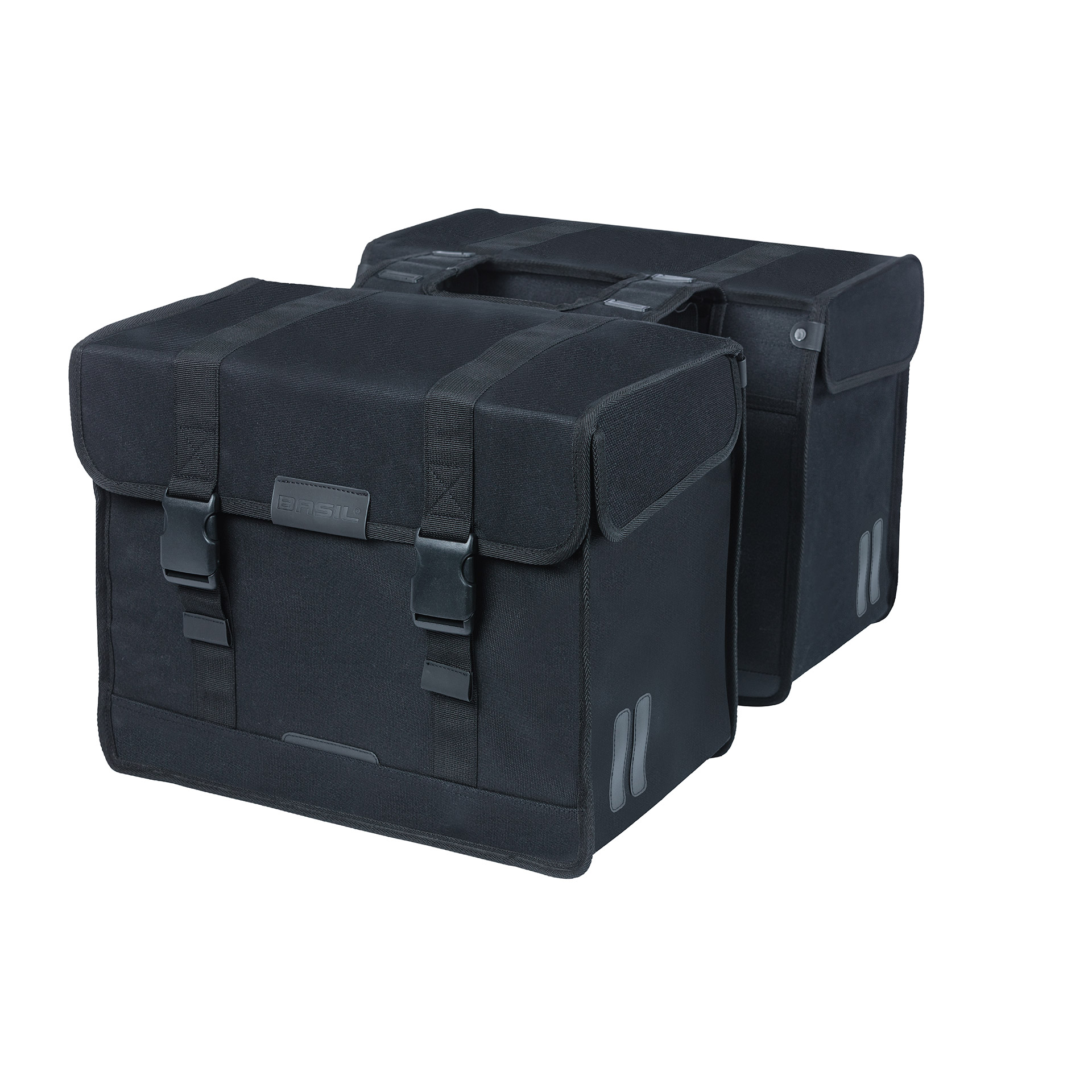 Basil dubbele tas Kavan Eco Classic 68l zwart