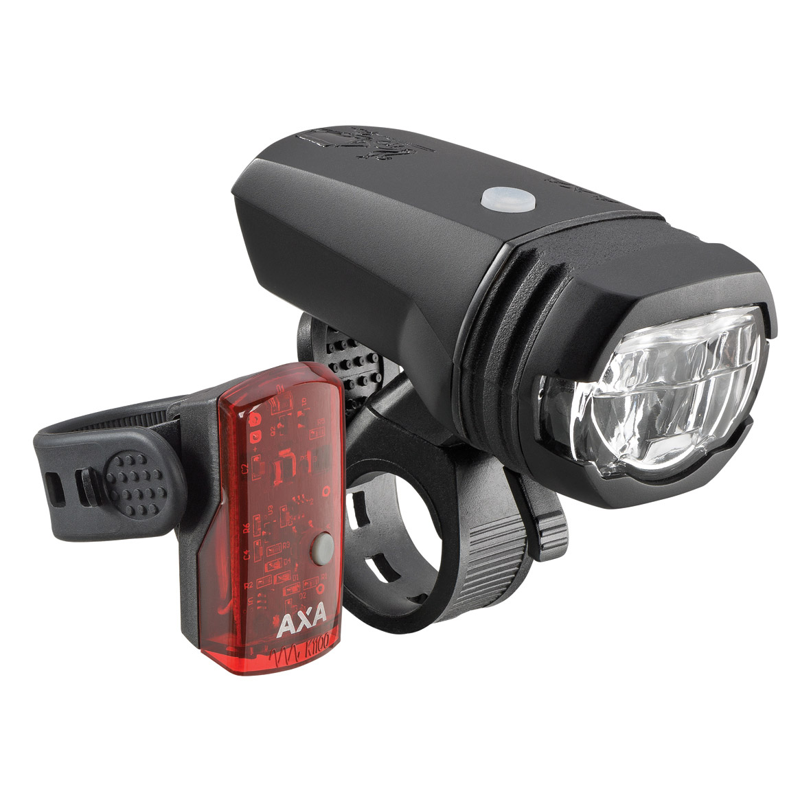 AXA verlichtingsset Greenline 50 USB 50 lux / 2 LED on/off