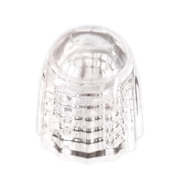 Schwallbe stof/ventieldop HV  transparant p/st