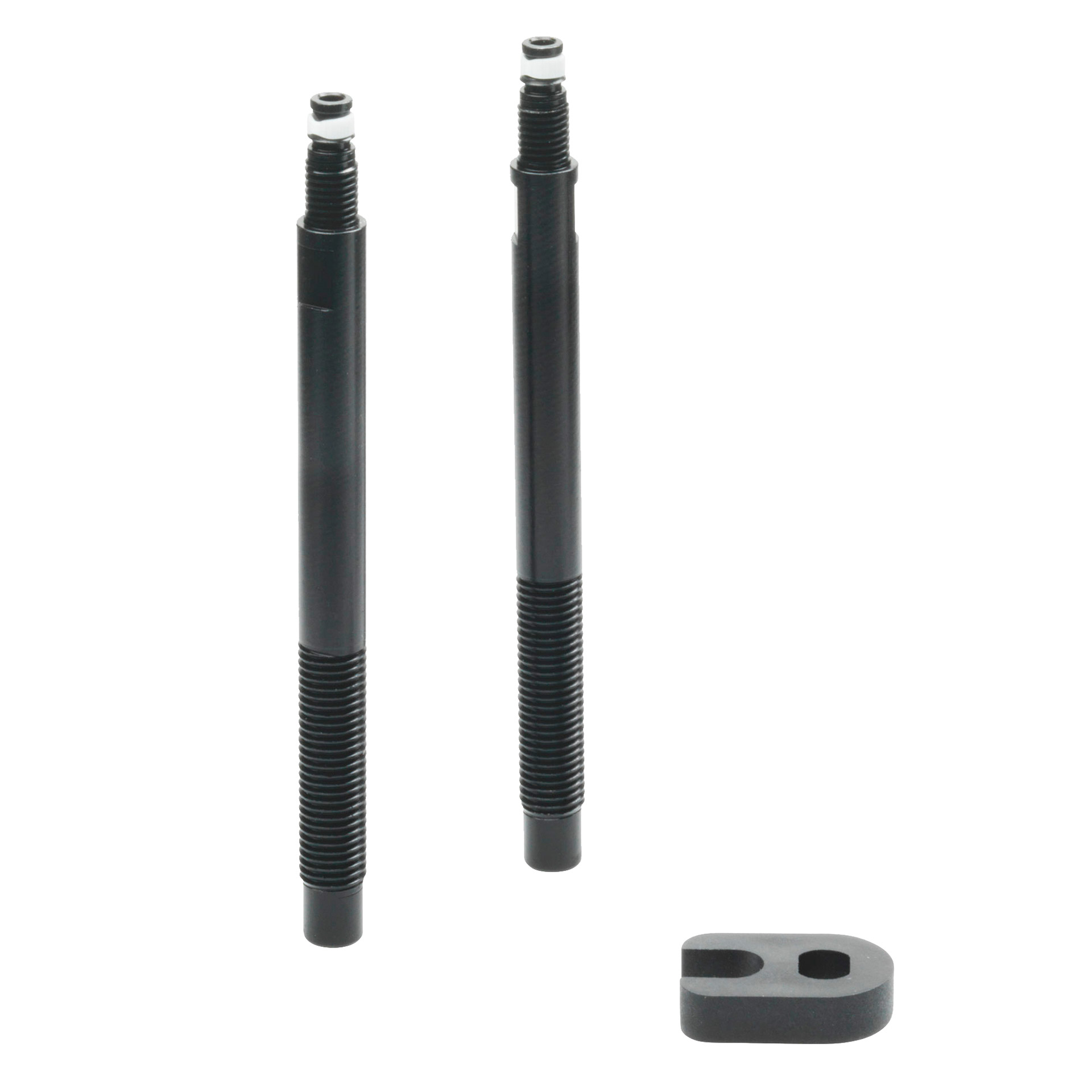 Schwalbe ventielverlenger 65mm met schroefdraad alu zw (2st)