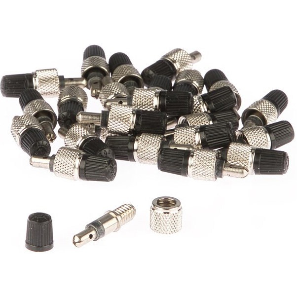 Alligator ventiel 9mm HV staal zilver (25st)