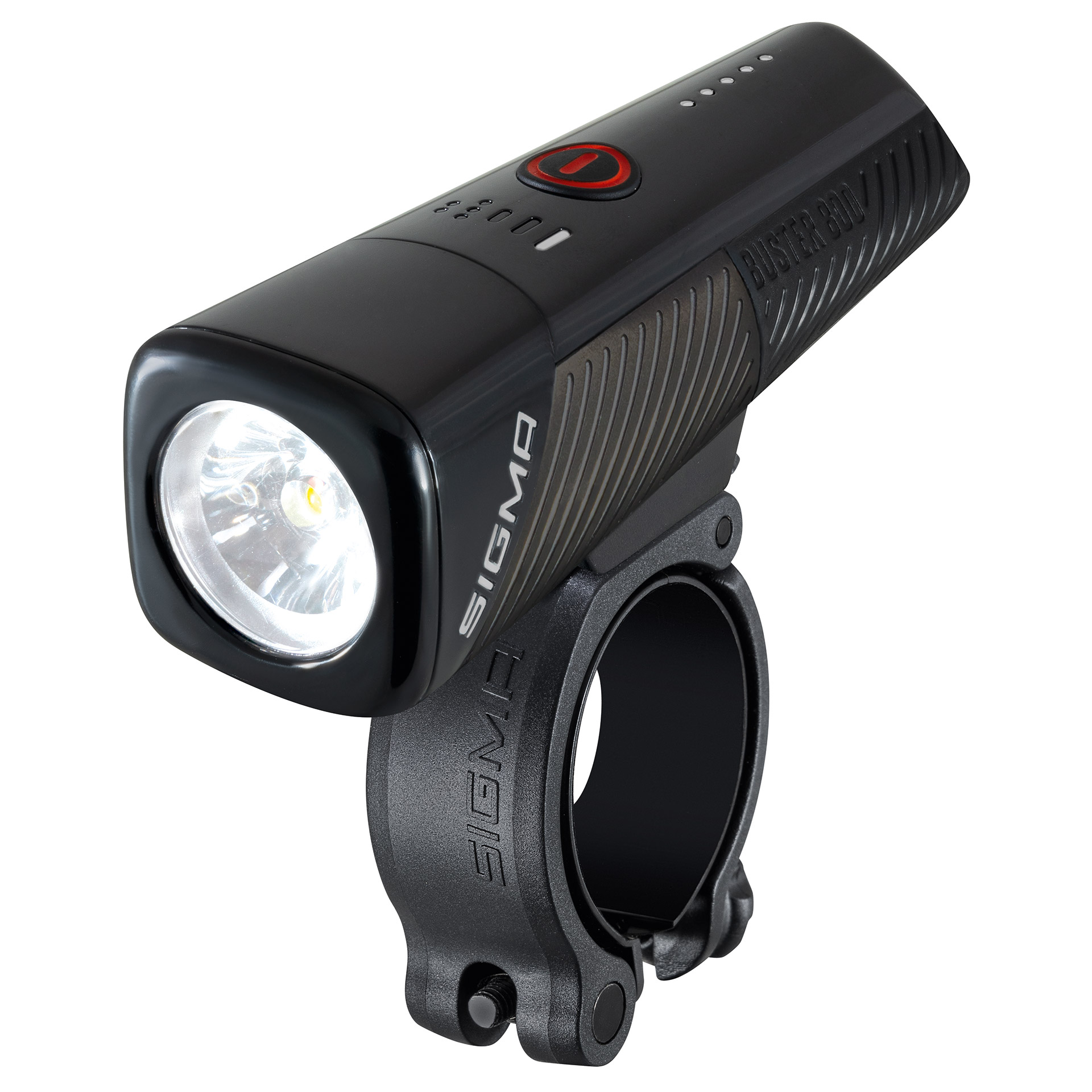 Sigma koplamp Buster 800 LED schroefhouder -Li-ion accu USB