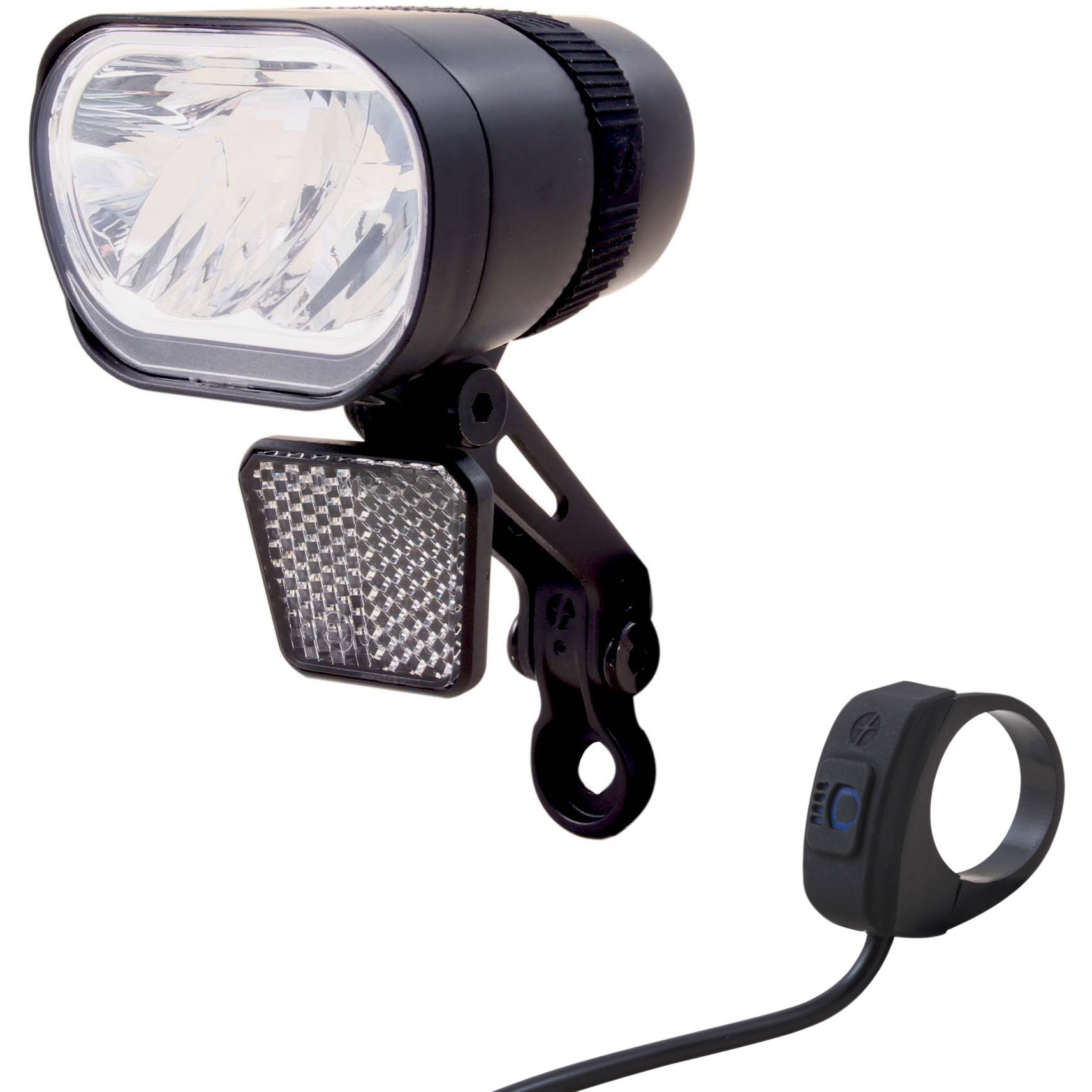Spanninga koplamp Axendo 80 XEFc 6-36VDC e-bike m/reflect.