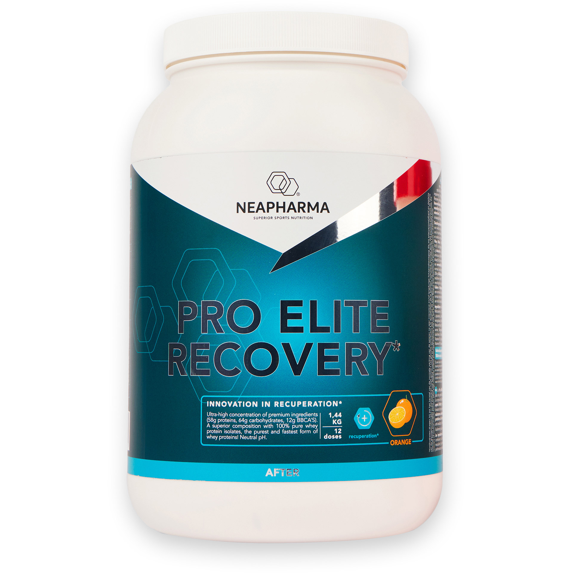 Neapharma recovery shake Pro Elite orange pot 1,2kg
