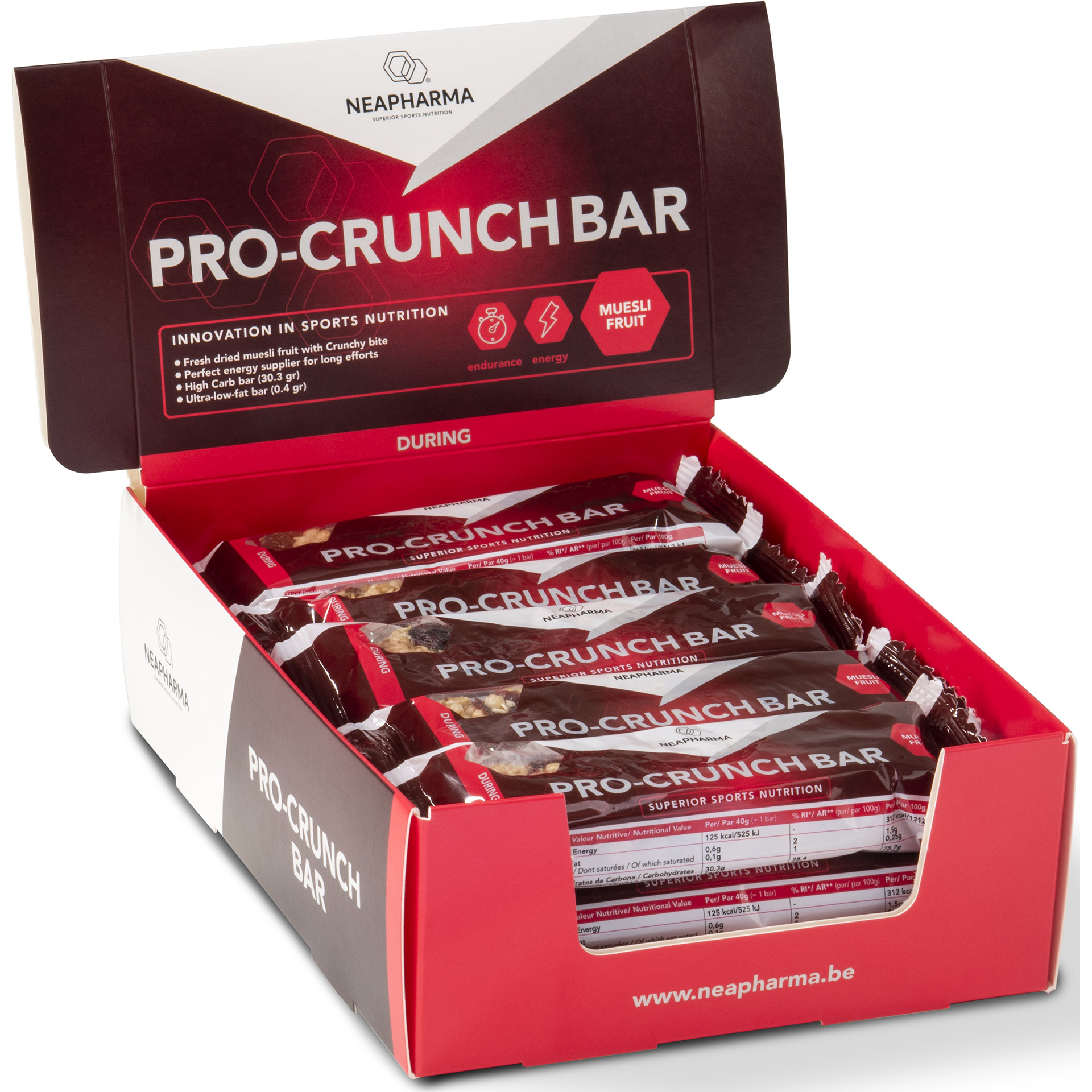Neapharma reep Crunch Bar display (24st)