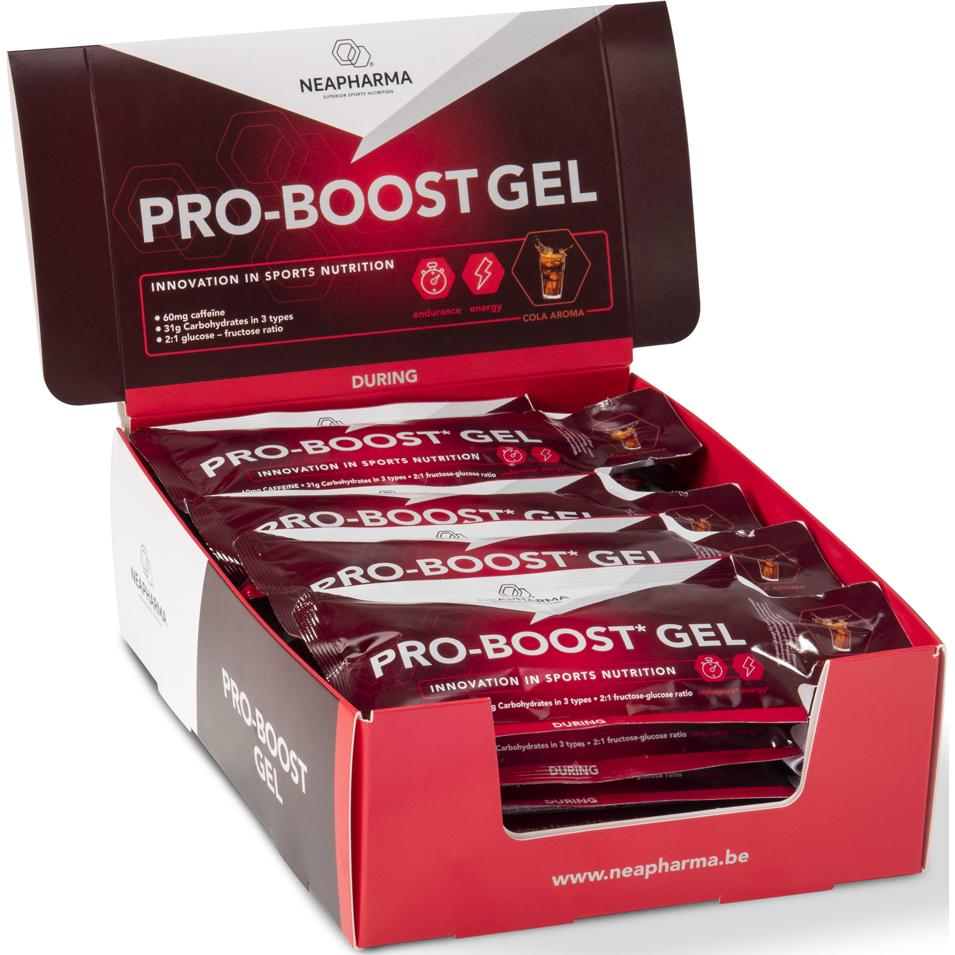 Neapharma gel Pro Boost Cola display (25st)