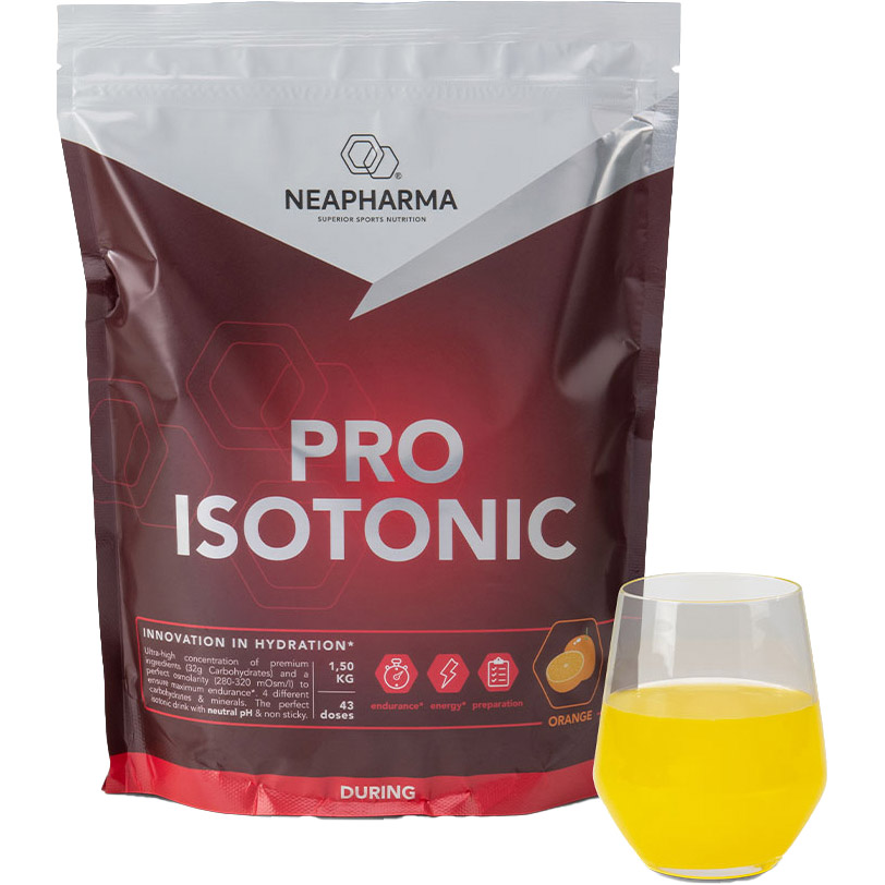 Neapharma isotoon poeder Pro Isotonic orange zak 1,5kg