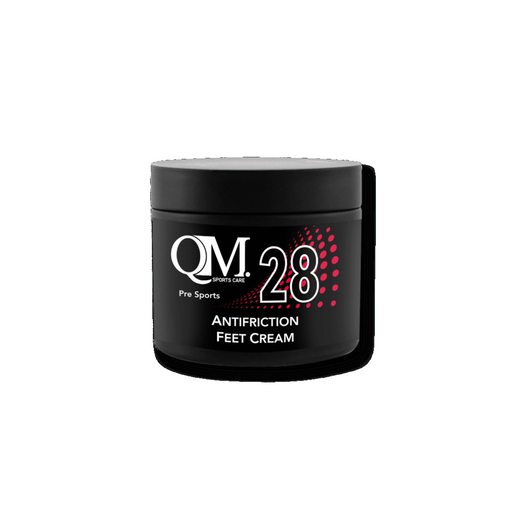 QM Sports Care 28 antifriction feet cream pot 100ml