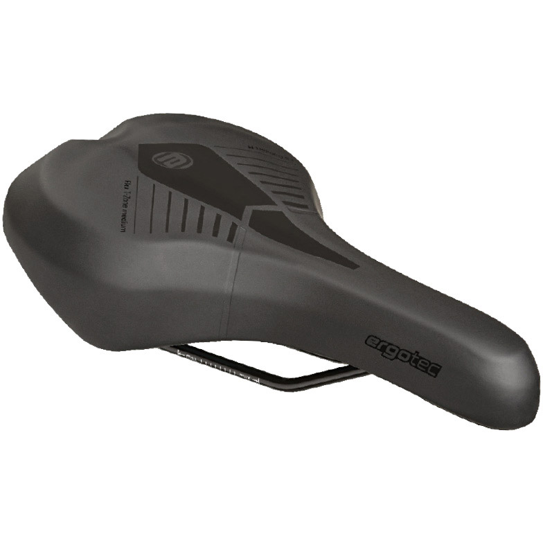 Ergotec zadel Active S medium 275 x 158mm PU zwart