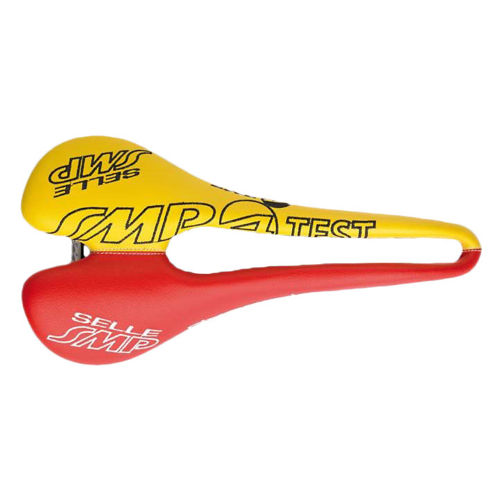 SMP zadel Pro Type Chrono geel/rood TESTZADEL