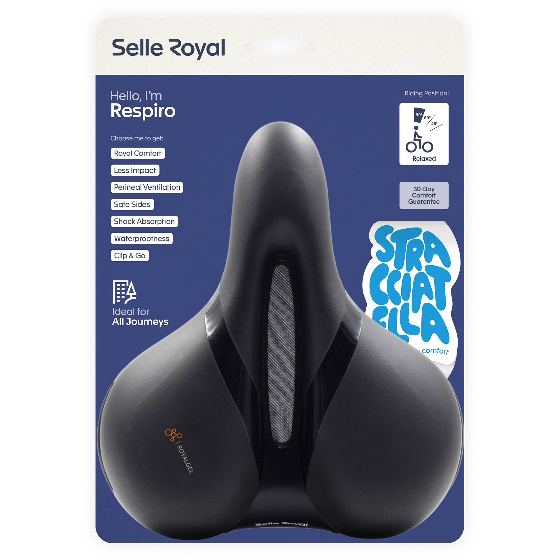 Selle Royal zadel Respiro Relaxed