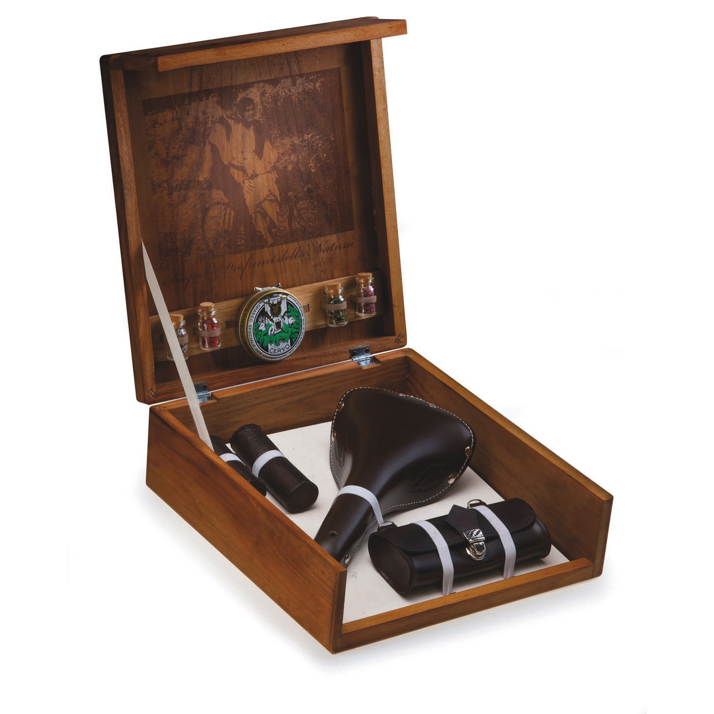 Monte Grappa set Bauletto SMG 3-delig leer zwart