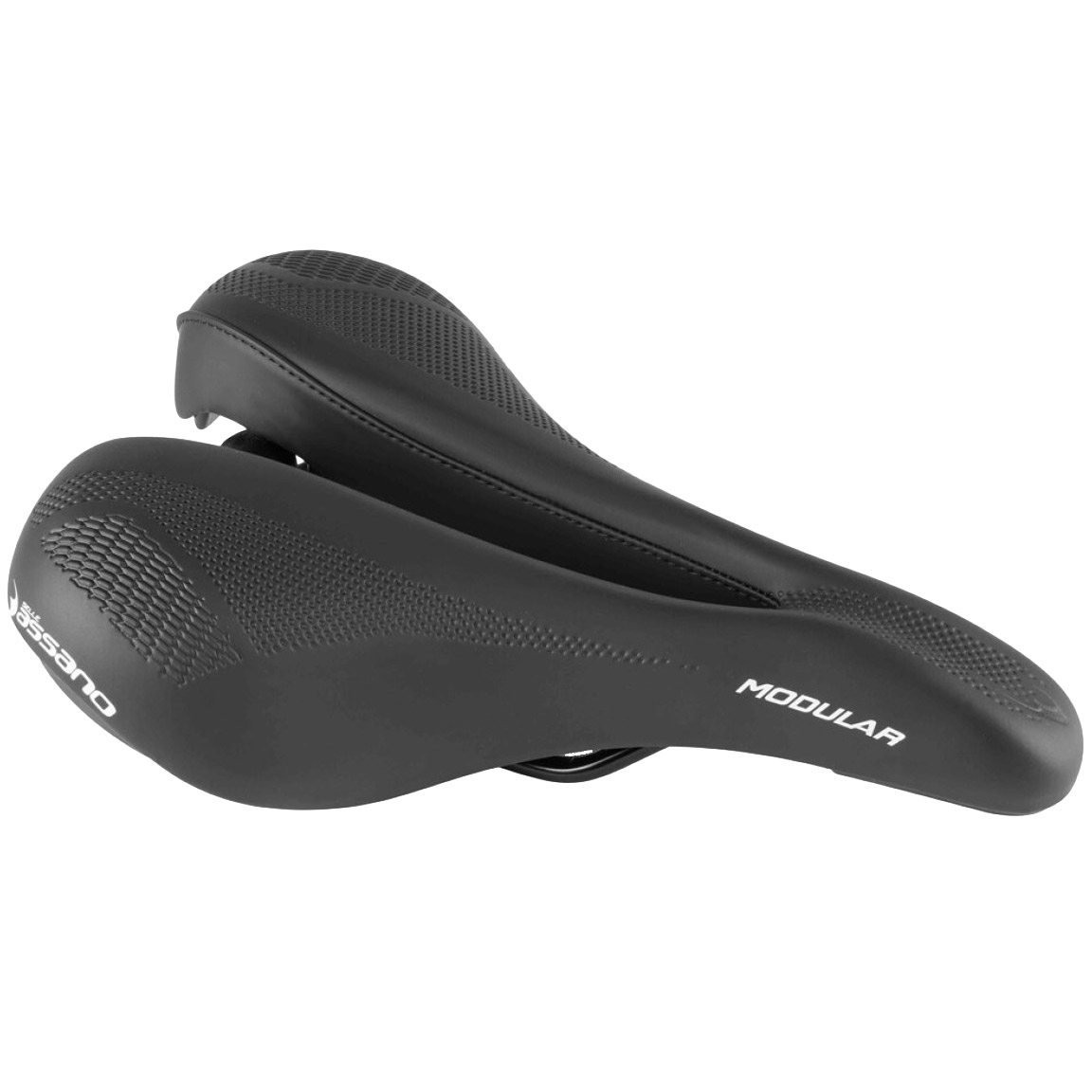 Selle Bassano zadel Modular S-line zwart