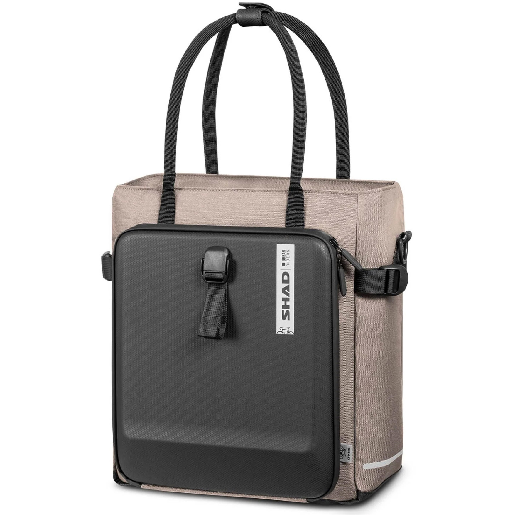 Shad shopper Daily Tote Bag achterdrager 16l taupe
