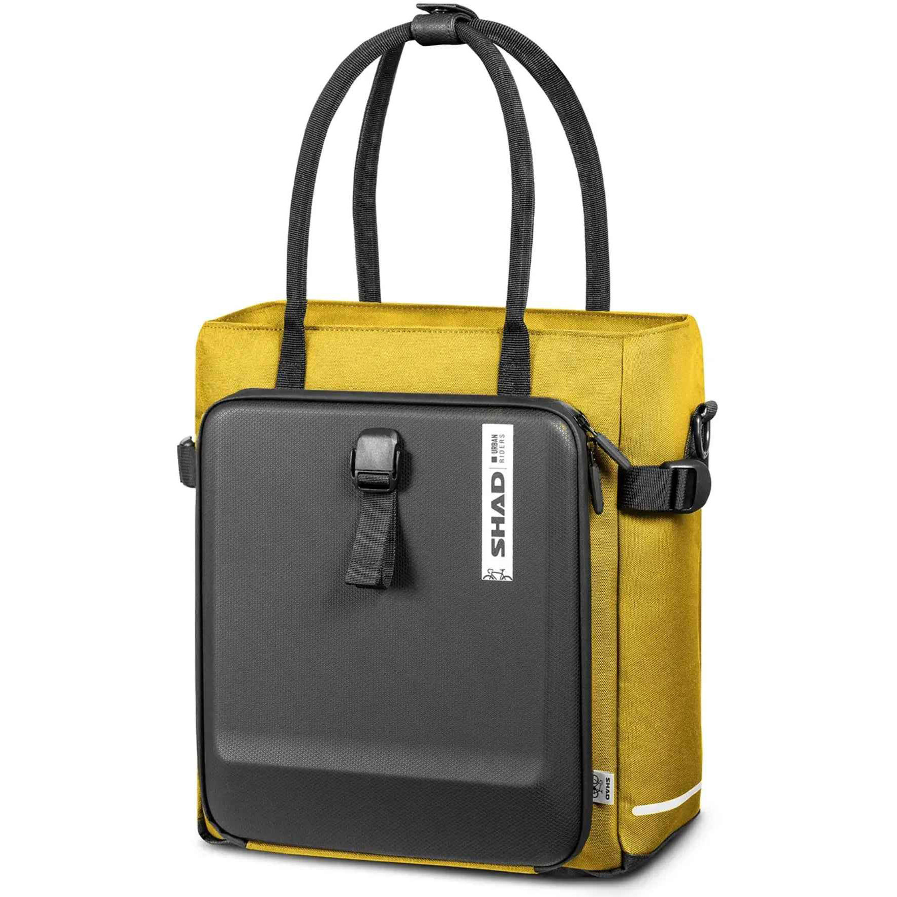 Shad shopper Daily Tote Bag achterdrager 16l mosterdgeel