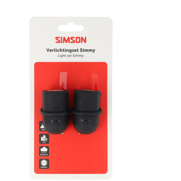 Simson verlichtingsset Simmy batterij LED 29/13,5lux