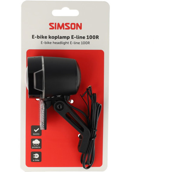 Simson koplamp Aurora E-line 100R