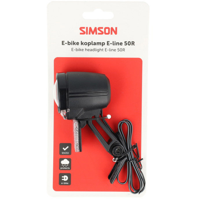 Simson koplamp Aurora E-line 50R