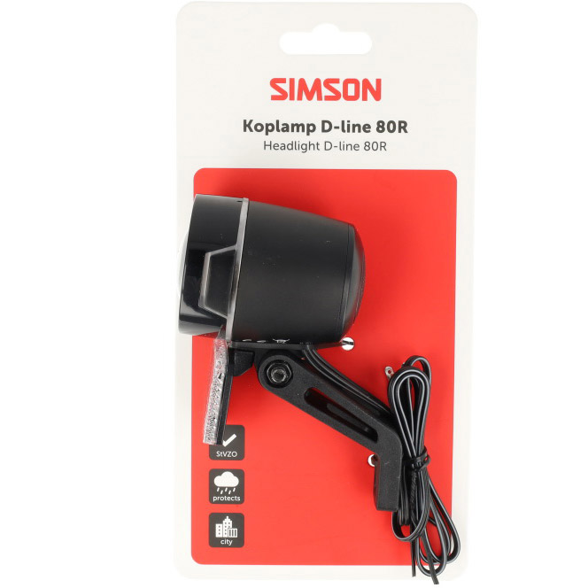 Simson koplamp Aurora D-line 80R