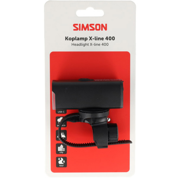 Simson koplamp Aurora X-line 400