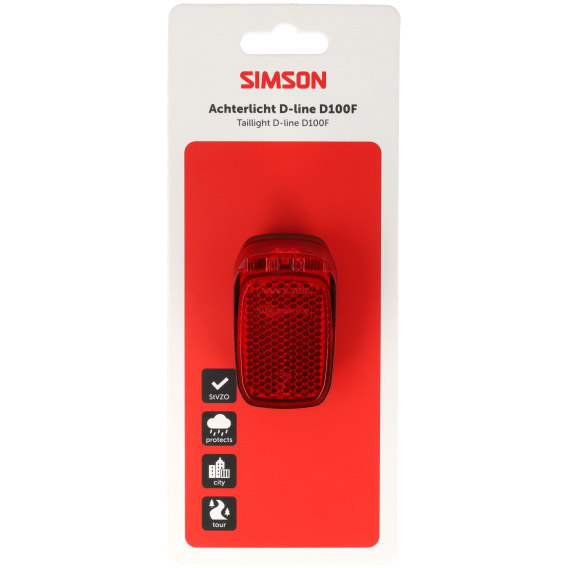 Simson achterlicht Aurora D-line D100F