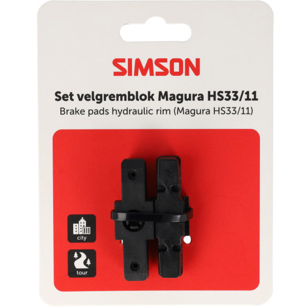 Simson remblokken Magura hydraulische velgrem HS33/HS11