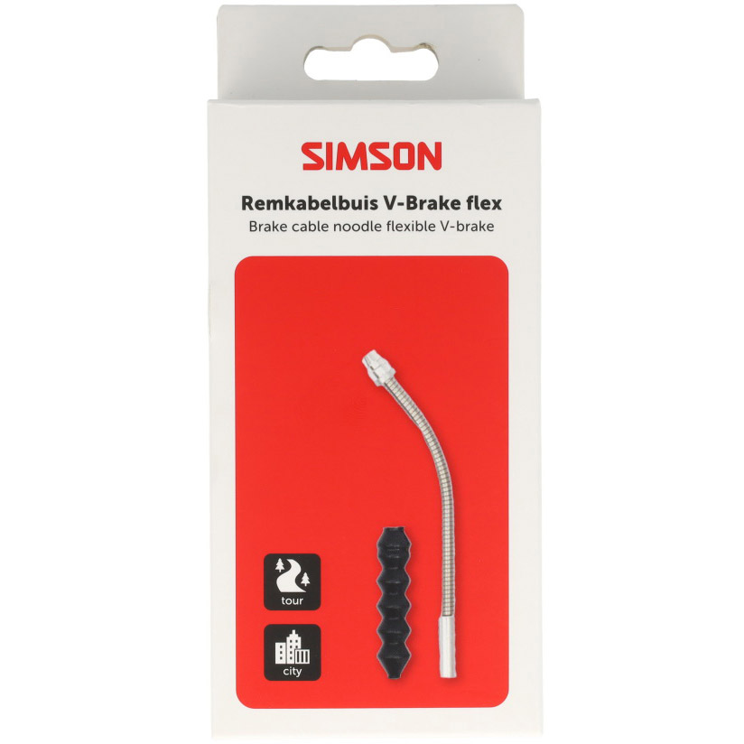 Simson remkabelbuis V-brake flexibel inclusief rubber