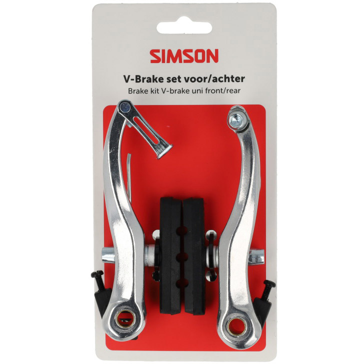 Simson remmenset V-brake voor- en achterrem