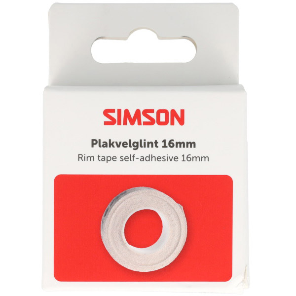 Simson plakvelglint 16mm breed