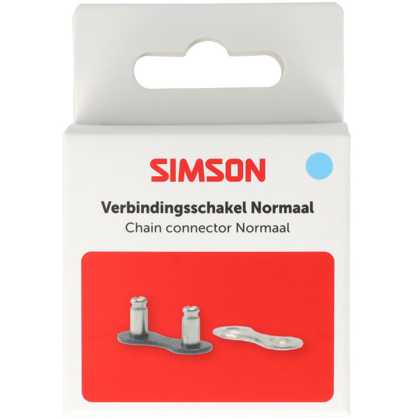 Simson verbindingsschakel normaal 1/2"x1/8"