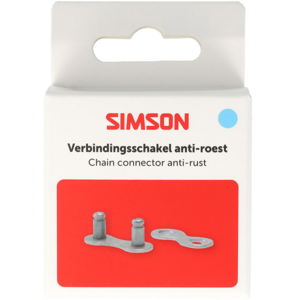 Simson verbindingsschakel anti-roest 1/2"x1/8"