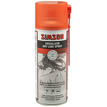 Simson dry lube spray voor derailleur spuitbus 400ml