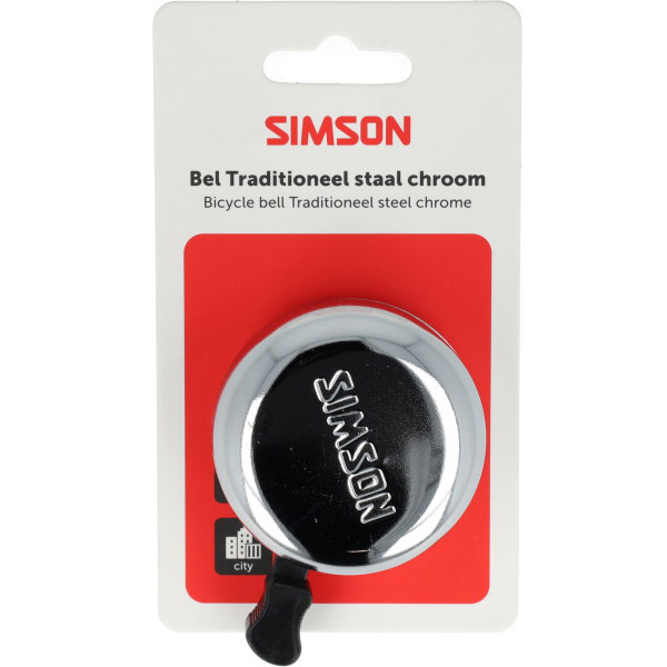 Simson bel Traditioneel chroom staal