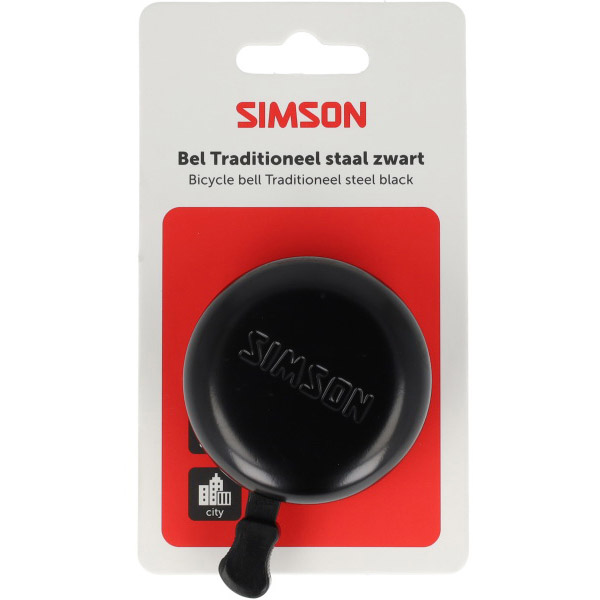 Simson bel Traditioneel zwart staal