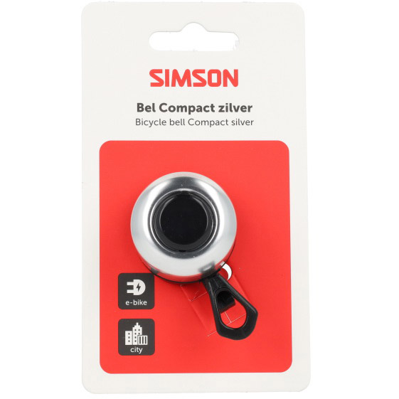 Simson bel Compact zilver