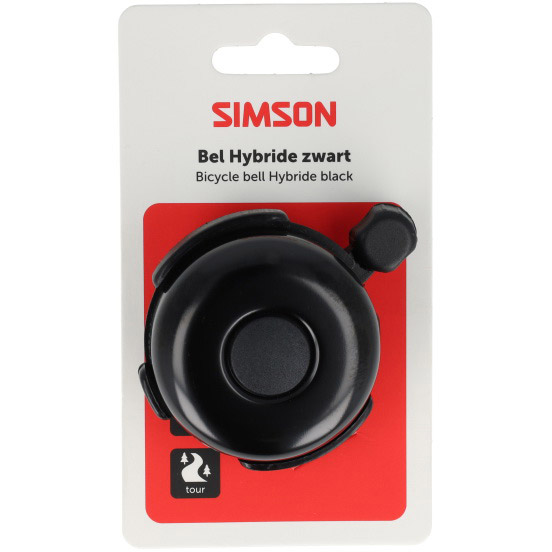 Simson bel Hybride zwart