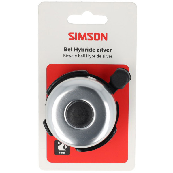 Simson bel Hybride zilver