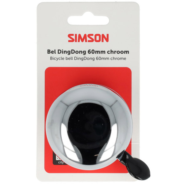 Simson bel DingDong Medium chroom 60mm