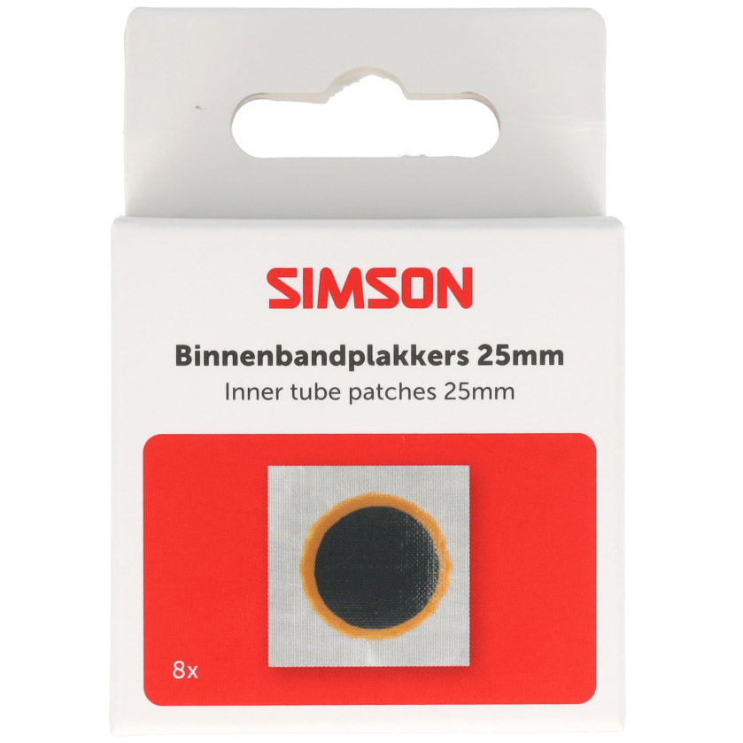 Simson binnenbandpleister 25mm (8st)