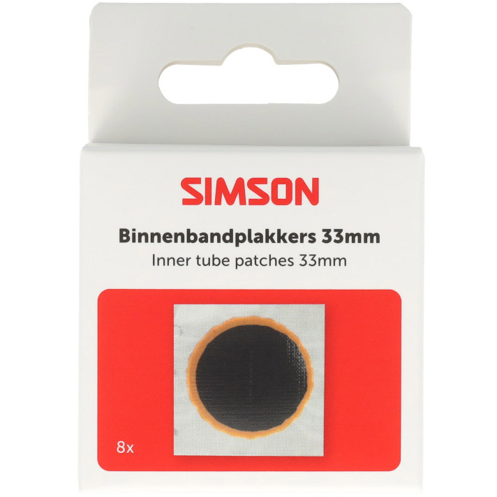 Simson binnenbandpleister 33mm (8st)