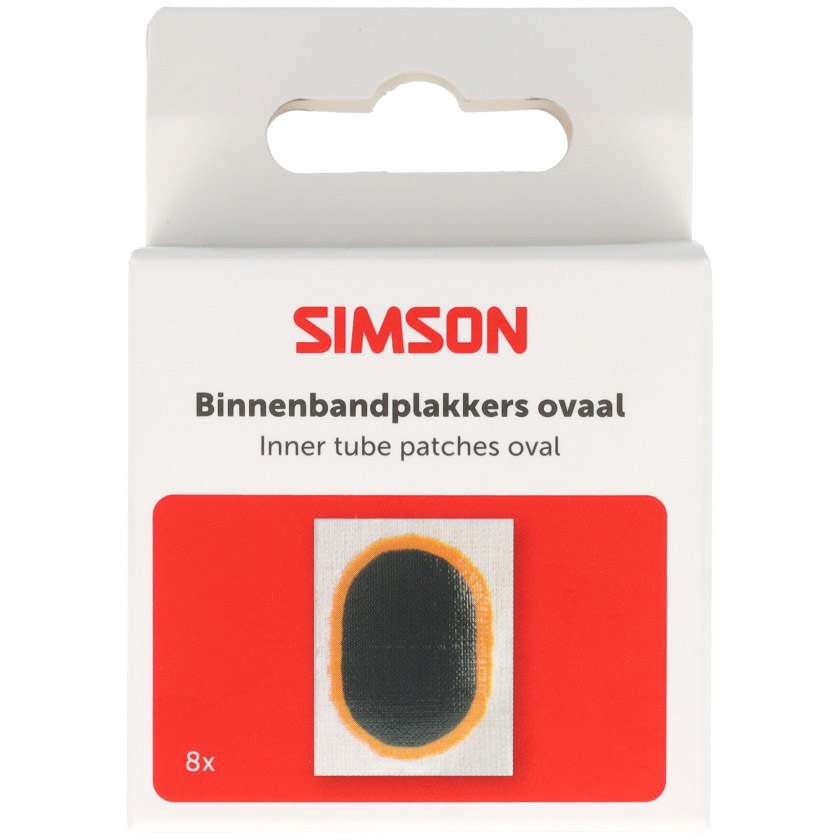 Simson binnenbandpleister ovaal (8st)