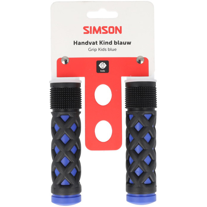 Simson handvatset Kinder kobalt/zwart