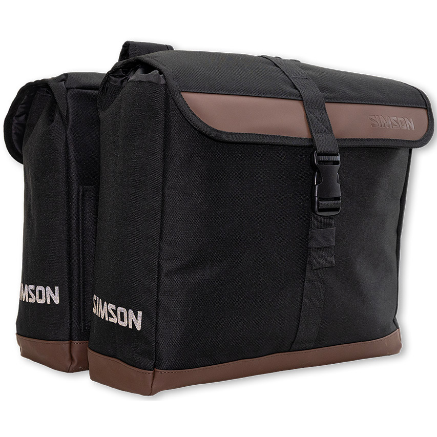 Simson dubbele tas Urban 35l zwart