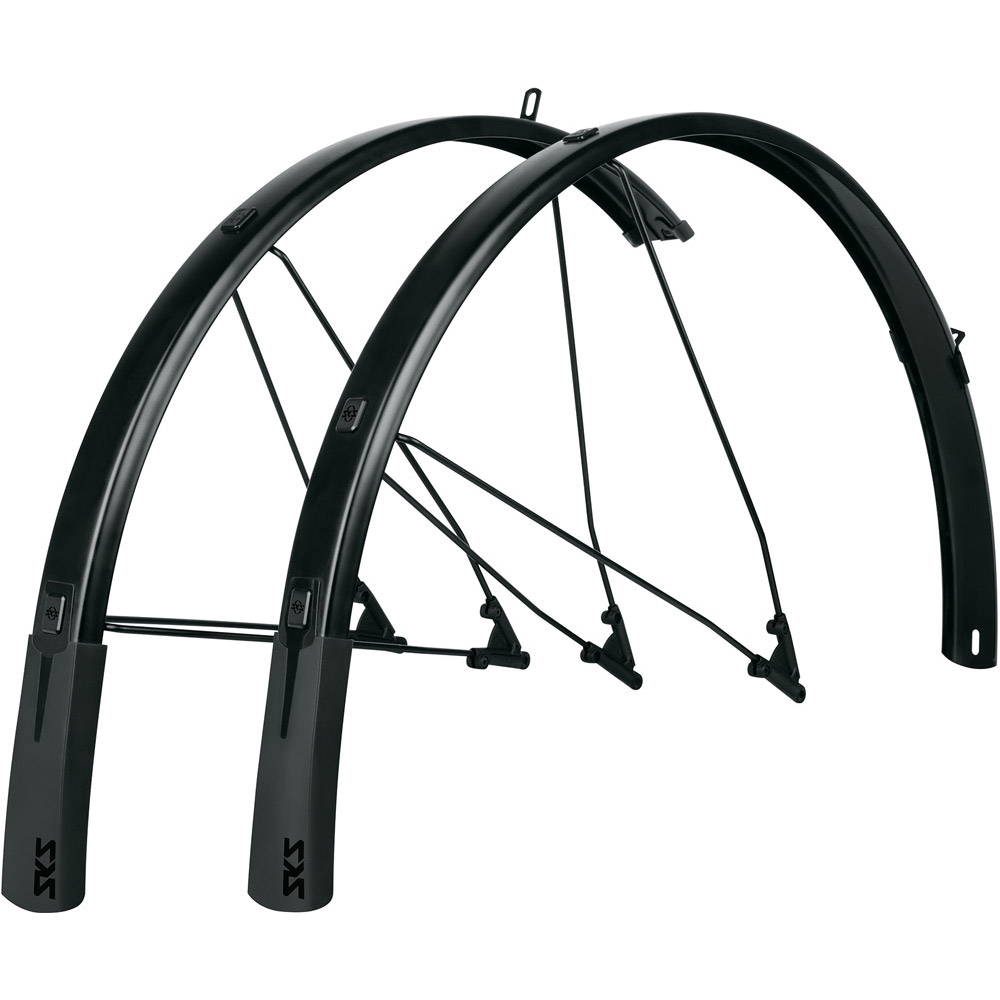 SKS spatbordset Bluemels Style 28" 46mm zwart