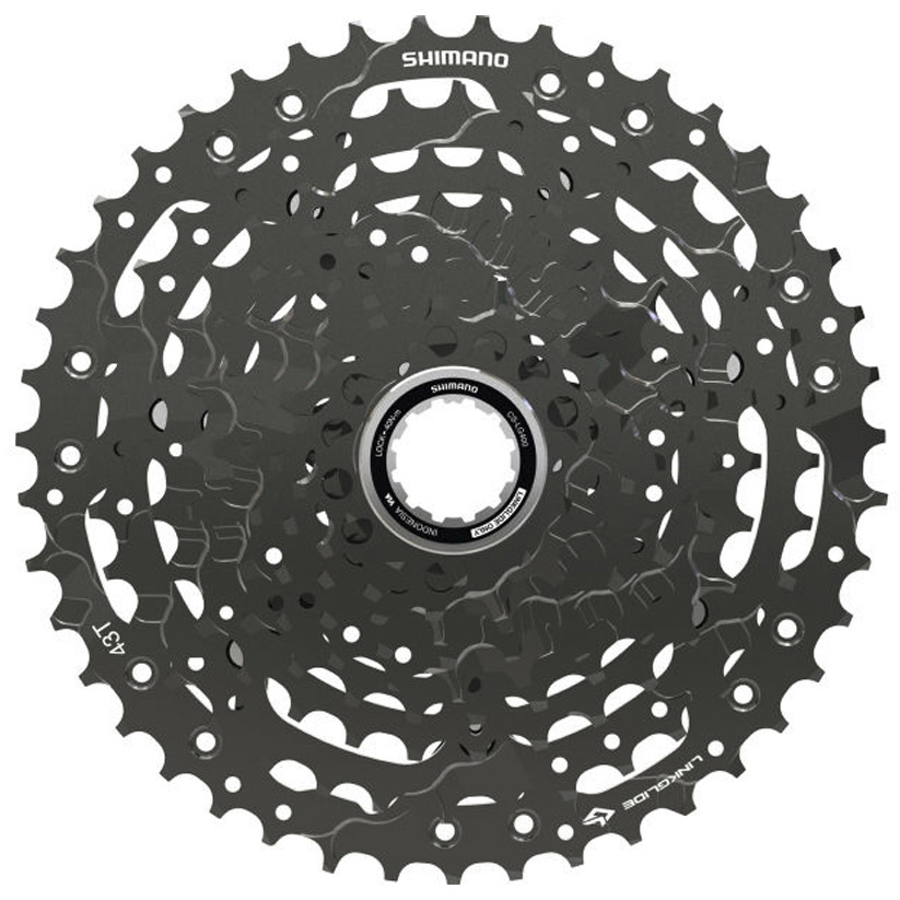 Shimano cassette Cues 10v 11-43t CS-LG400 zwart